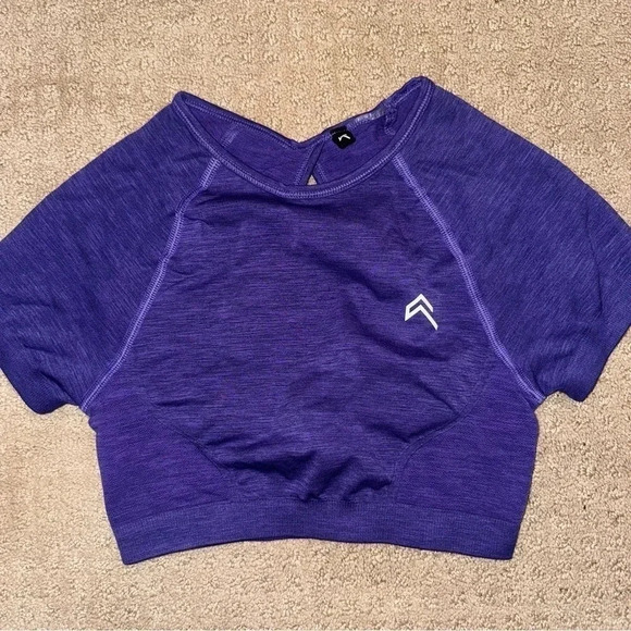 Oner Active Effortless Seamless Short Sleeve Crop Top XS - Picture 6 of 7